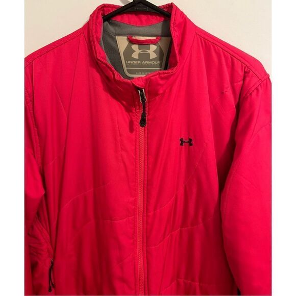 Vintage 1990s Under Armour Women’s Pink Puffer Fleece Lining Size XL. - Picture 3 of 10